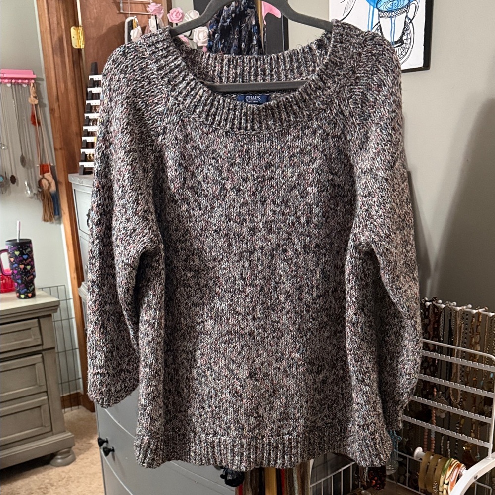 Chaps Women's Multicolor Knit Sweater